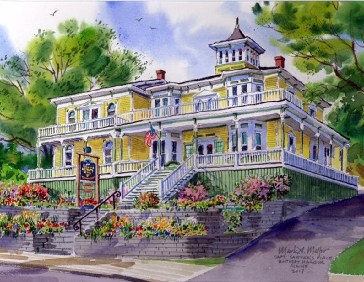 Captain Sawyer'S Bed And Breakfast Boothbay Harbor Exterior foto